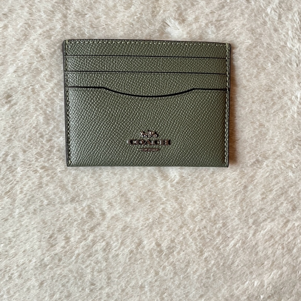 NWT Coach Slim Card Holder